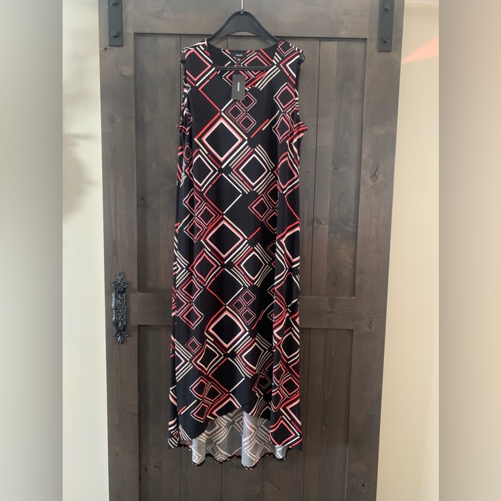 NWT Alfani Longer “Pop Art” Maxi Dress Size Medium Summer Beach Night Out Dinner